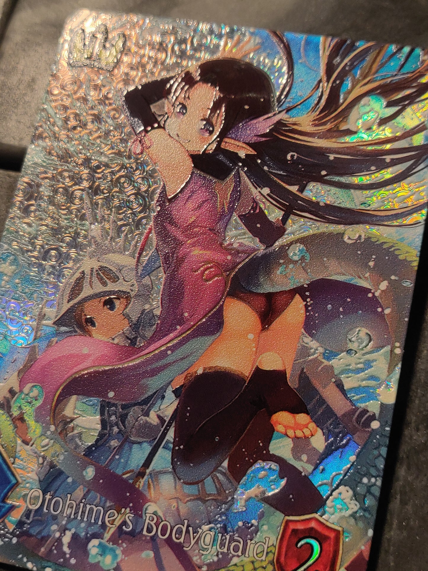 Shadowverse : Custom Full Art Textured Holographic Otohime's Bodyguard Token