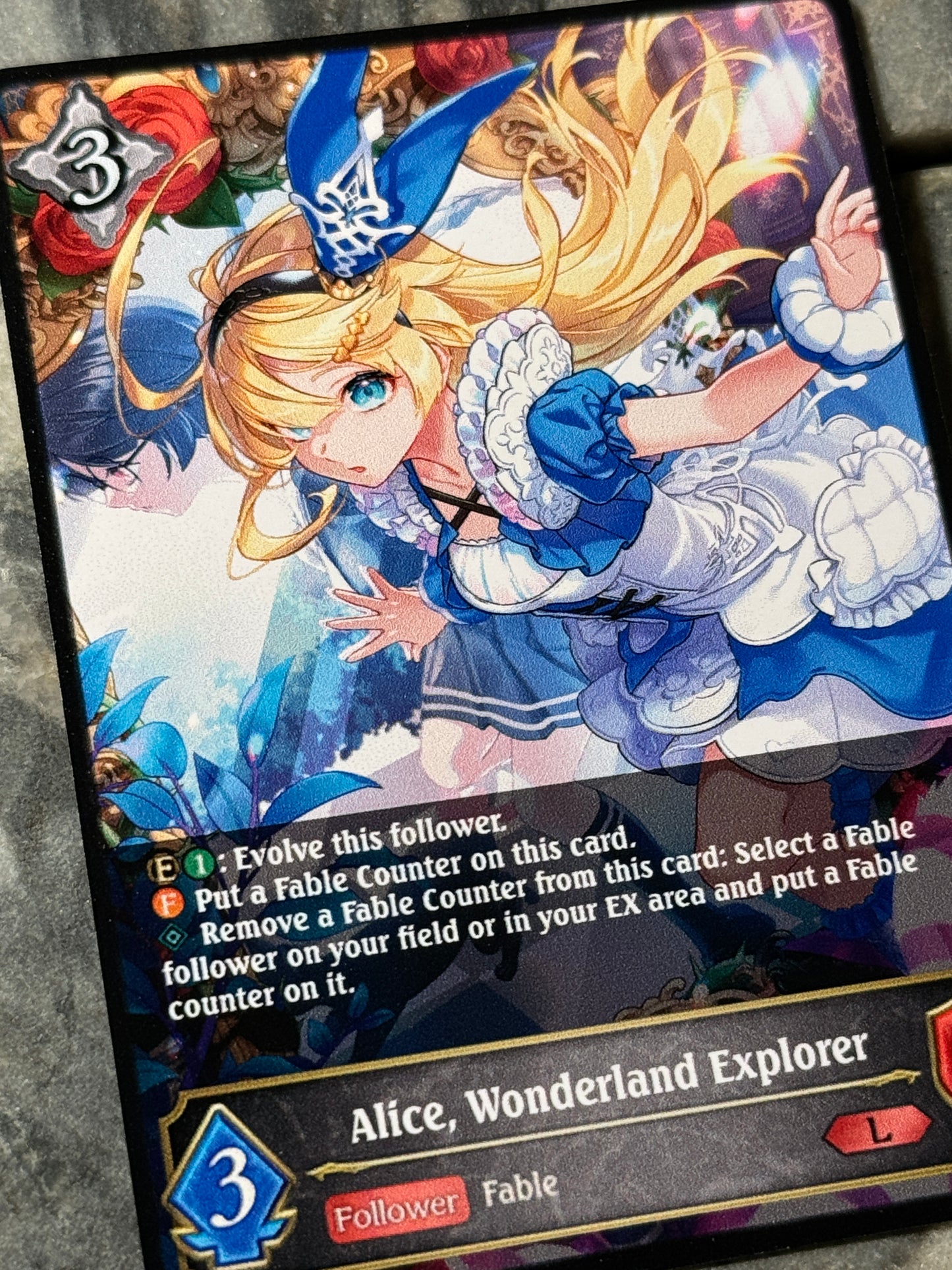 Alice, Wonderland Explorer alternate art proxy