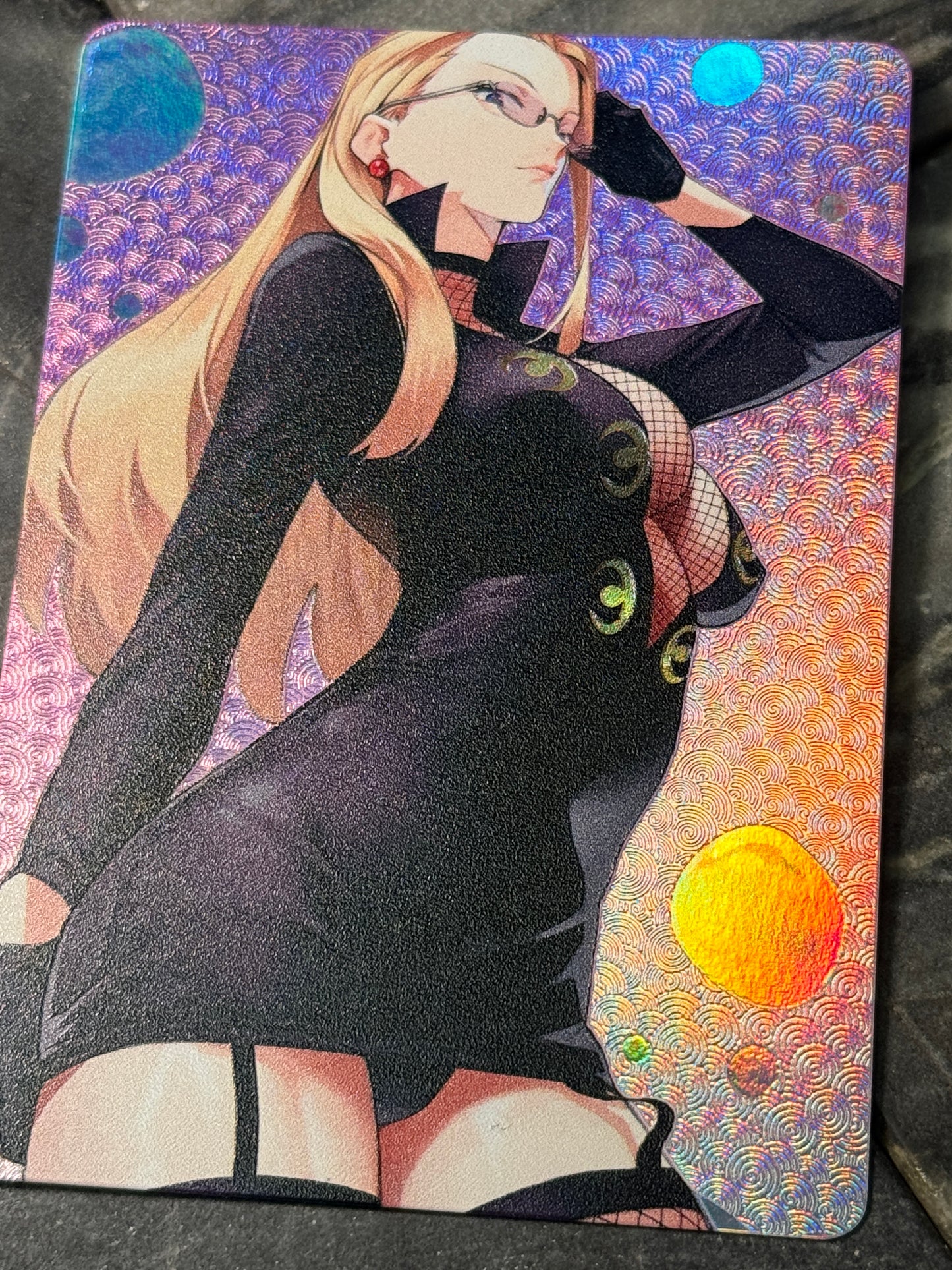 Textured Holographic khalifa full art card of culture