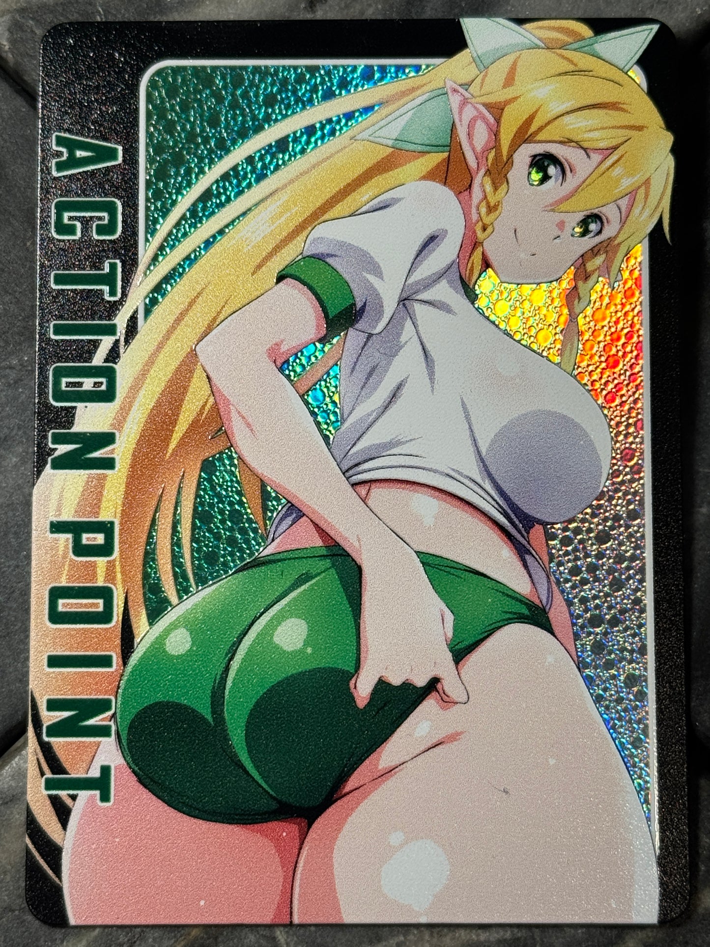 Textured Holographic Kirigaya Action Point 3-Card Set