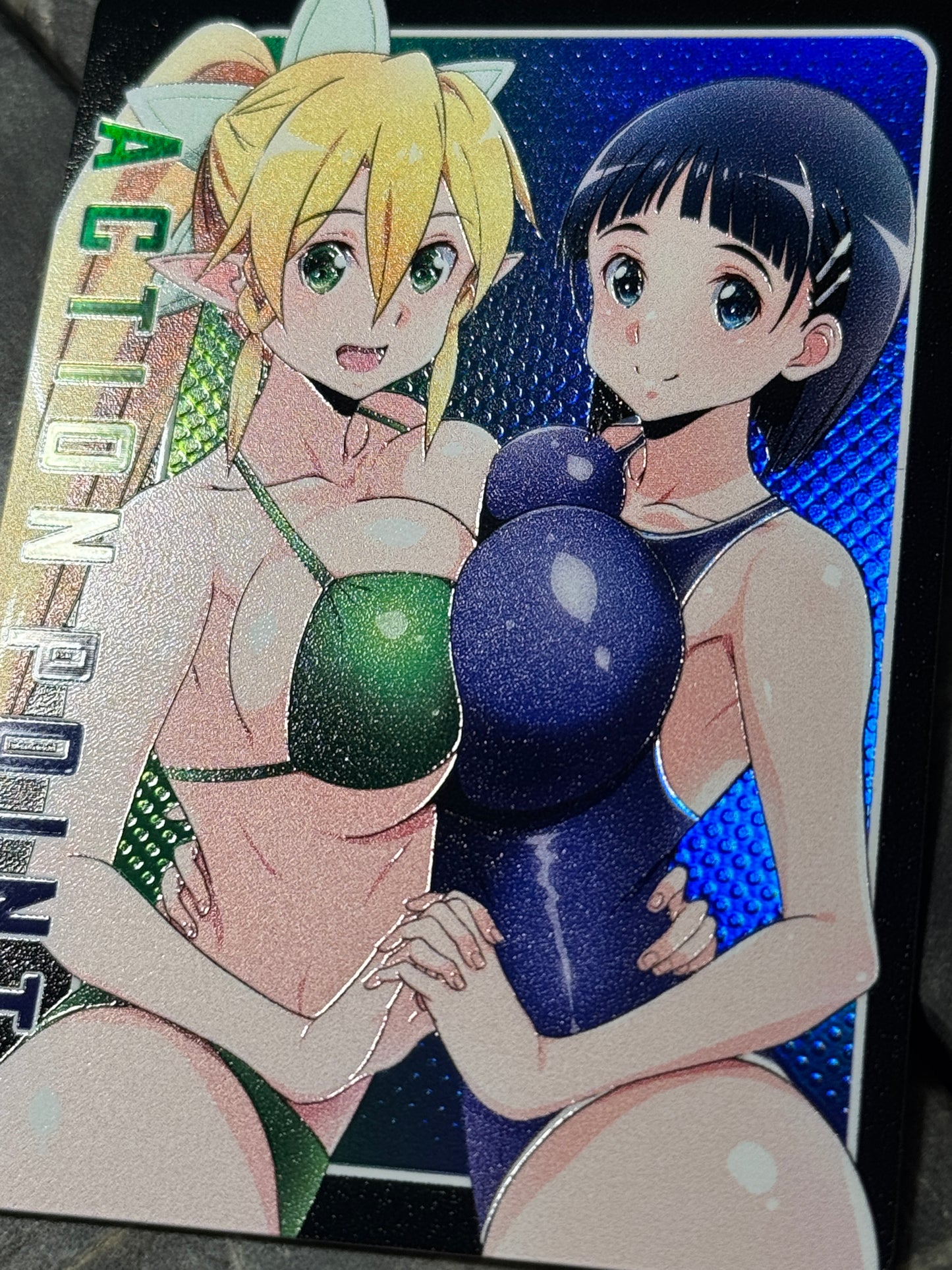 Textured Holographic Kirigaya Action Point 3-Card Set