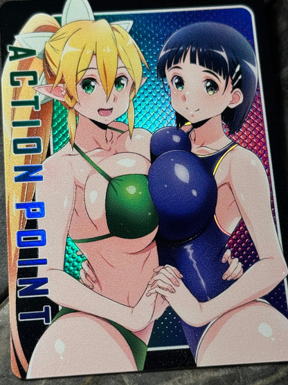 Textured Holographic Kirigaya Action Point 3-Card Set