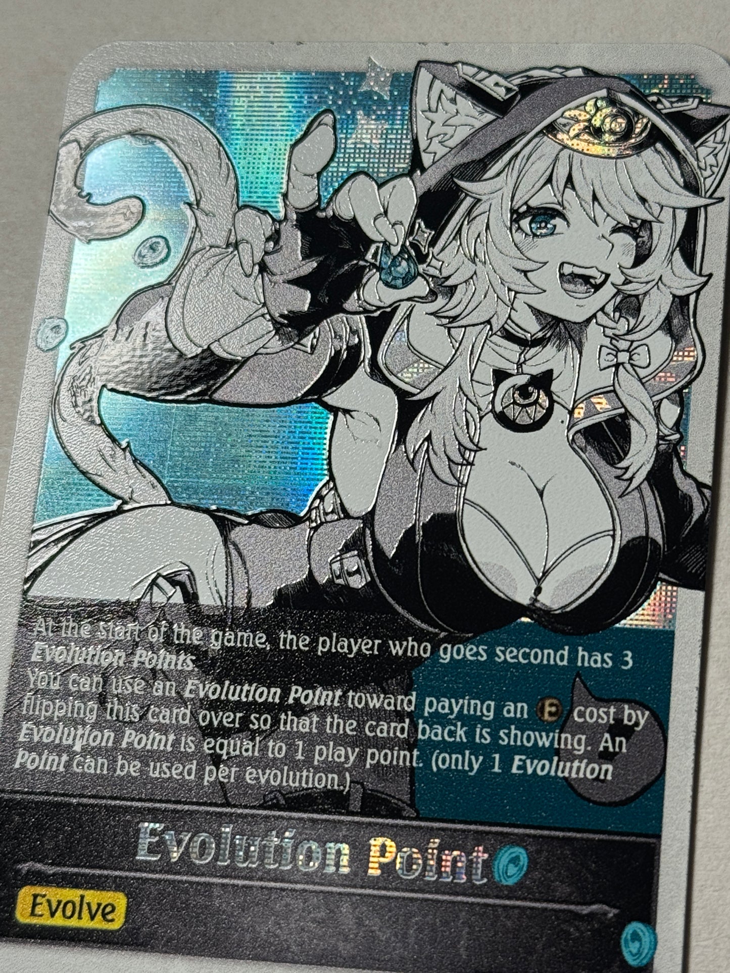 Shadowverse : *LIMITED* Full Art Textured Holographic Honkai Star Rail Cipher Evo Point Token