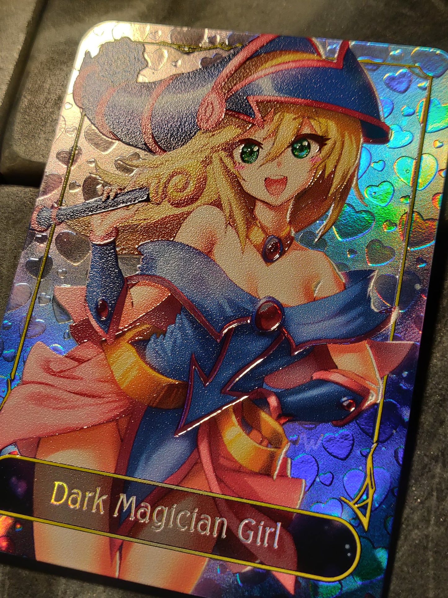 Shadowverse Full Art Textured Holographic Runecraft Dark Magician Girl Leader Card