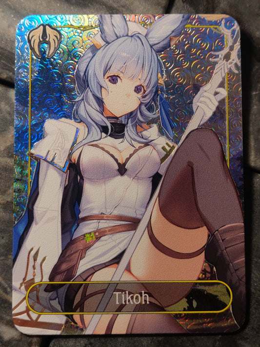 Shadowverse Full Art Textured Holographic Havencraft Granblue Tikoh Leader Card