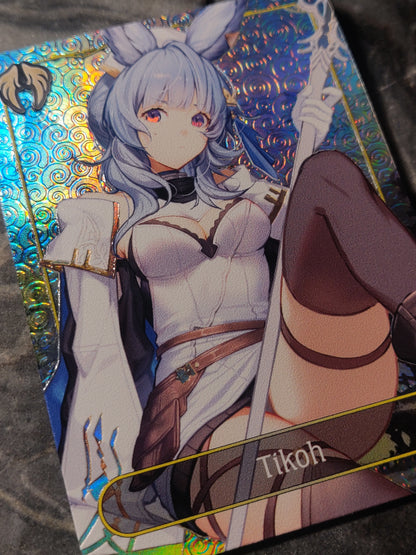 Shadowverse Full Art Textured Holographic Havencraft Granblue Tikoh Leader Card