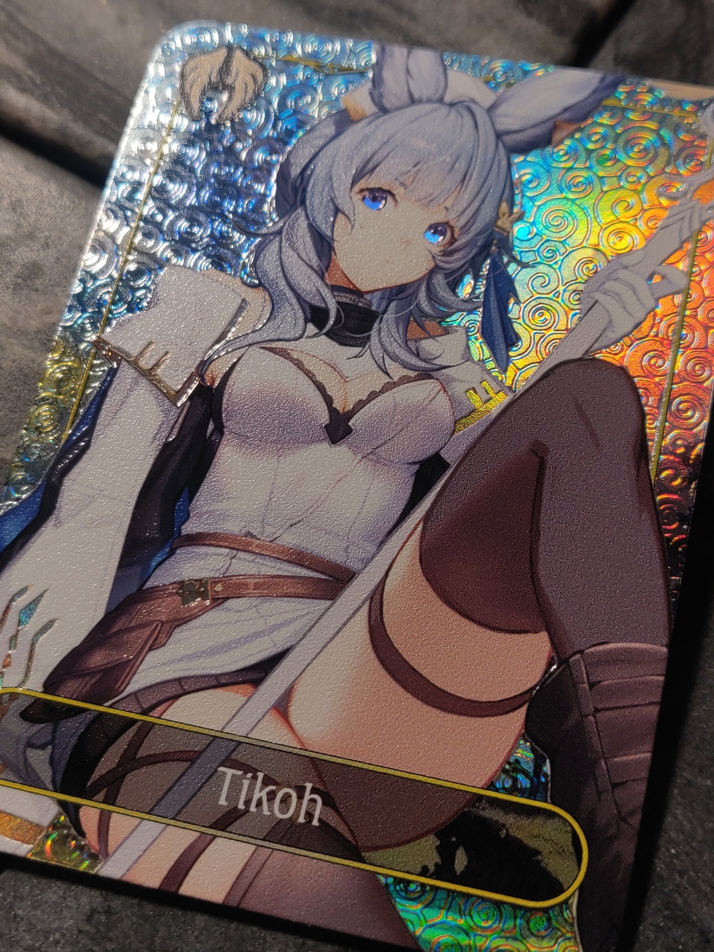 Shadowverse Full Art Textured Holographic Havencraft Granblue Tikoh Leader Card