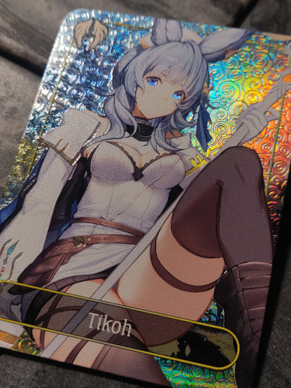 Shadowverse Full Art Textured Holographic Havencraft Granblue Tikoh Leader Card