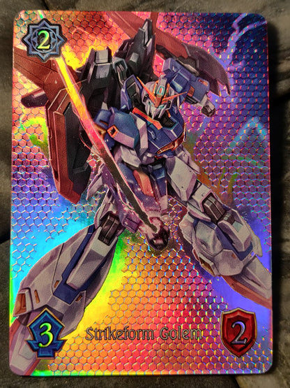 Shadowverse : Full Art Textured Holographic Gundam Strikeform Golemn Token