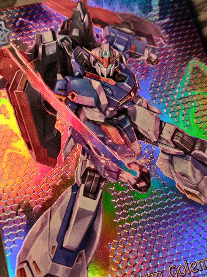 Shadowverse : Full Art Textured Holographic Gundam Strikeform Golemn Token