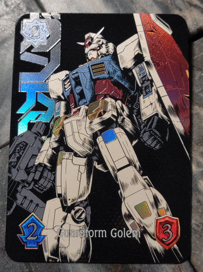 Shadowverse : Full Art Textured Holographic Gundam Guardform Golemn Token