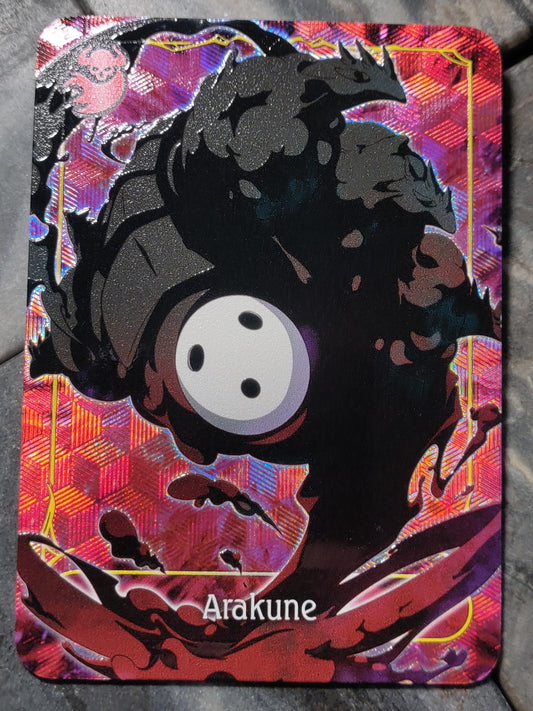 Shadowverse Full Art Textured Holographic Abysscraft Blazblue Arakune Leader Card