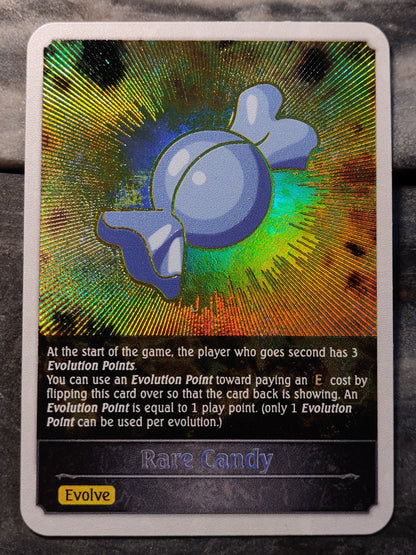 Shadowverse : Full Art Textured Holographic Rare Candy Evolve Point Token