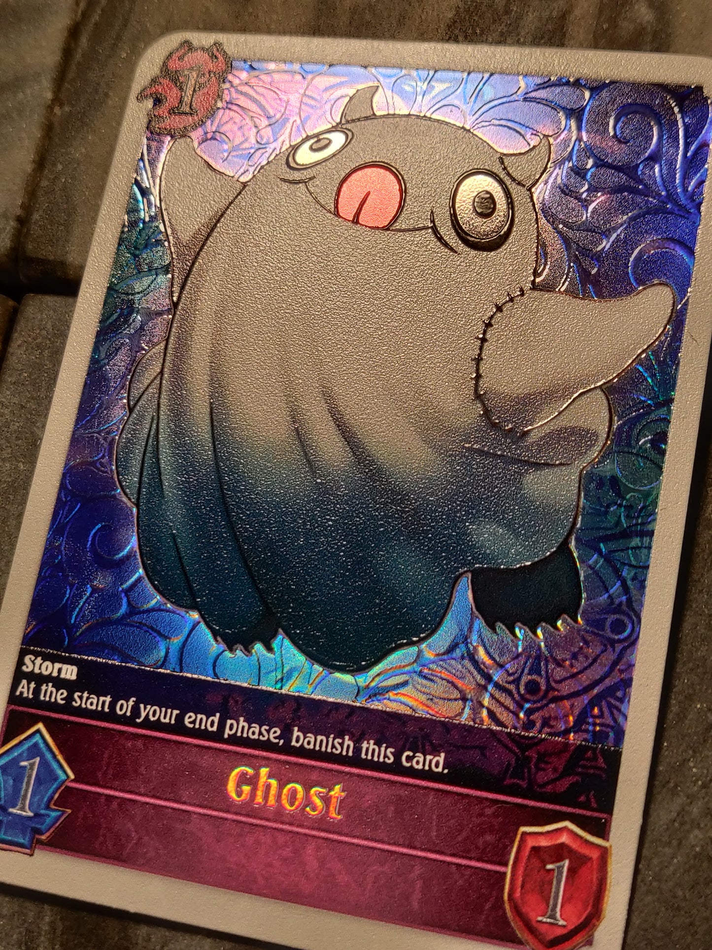 Shadowverse : Full Art Textured Holographic Ghostrick Spectre Ghost Token