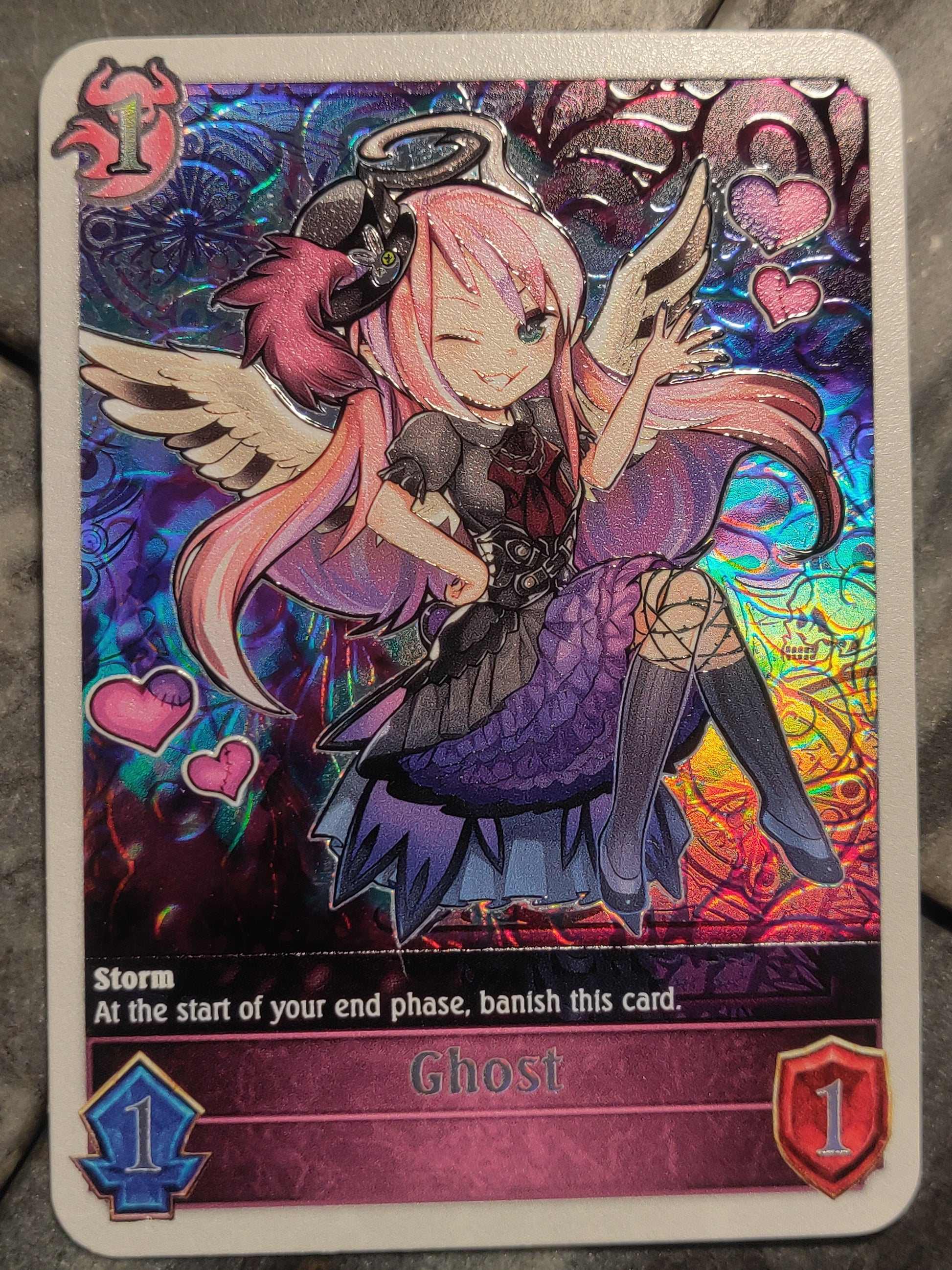 Shadowverse : Full Art Textured Holographic Ghostrick Angel of Mischie DavidsonTCG Vault Shadowverse : Full Art Textured Holographic Ghostrick Angel of Mischie DavidsonTCG Vault