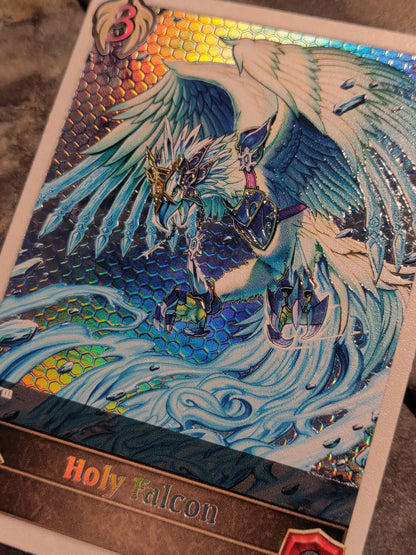 Shadowverse : Full Art Textured Holographic Holy falcon Token