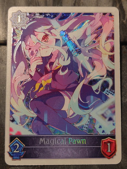 Shadowverse : Full Art Textured Holographic No Game No Life Magical Pawn Token