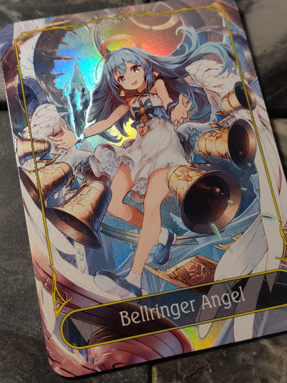 Shadowverse Full Art Textured Holographic No Class Bellringer Angel Leader Card