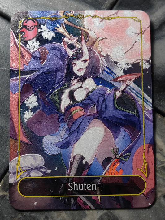 Shadowverse Full Art Textured Holographic Abysscraft Shuten Leader Card