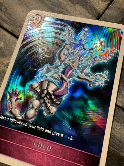 Shadowverse : Full Art Textured Holographic Abysscraft Coco Ice Hand Token