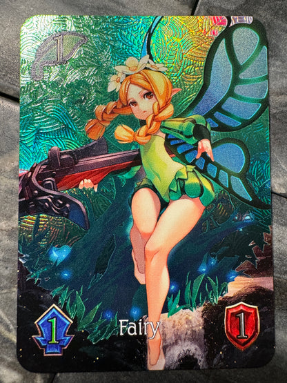 Shadowverse : Full Art Textured Holographic Odin Sphere Mercedes Fairy Token