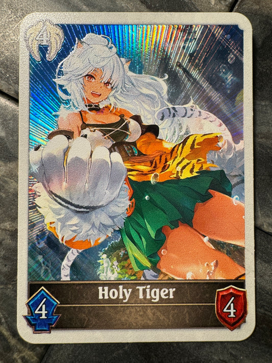 Shadowverse : Full Art Textured Holographic Havencraft Holy Tiger Token