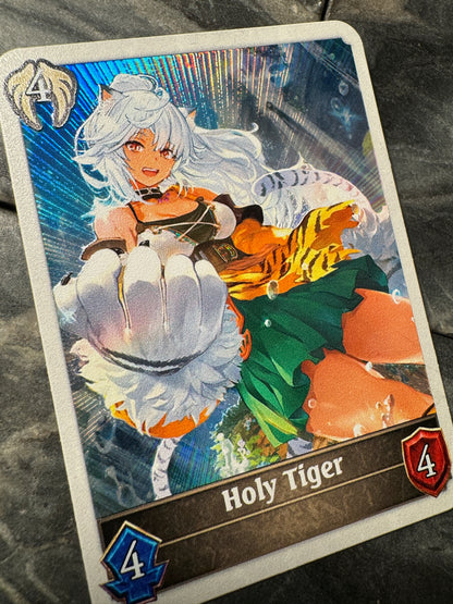 Shadowverse : Full Art Textured Holographic Havencraft Holy Tiger Token