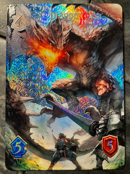 Shadowverse : Full Art Textured Holographic Rathalos Dragon Token Token