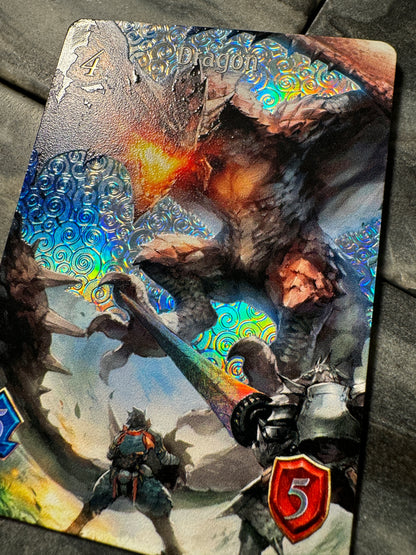 Shadowverse : Full Art Textured Holographic Rathalos Dragon Token Token