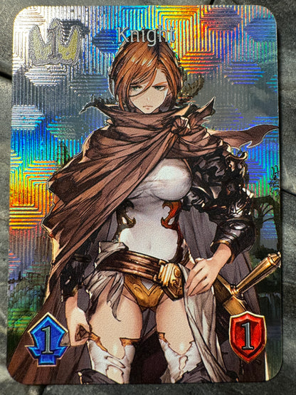 Shadowverse : Full Art Textured Holographic Granblue Knight Token