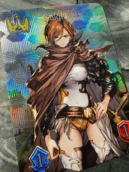 Shadowverse : Full Art Textured Holographic Granblue Knight Token