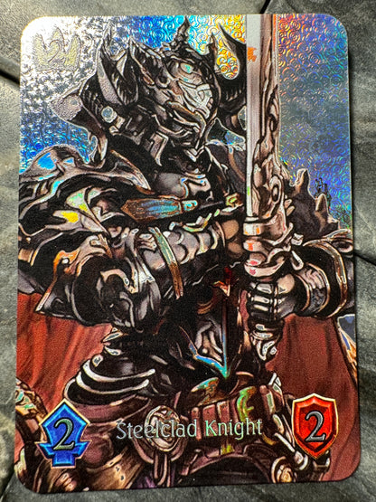 Shadowverse : Full Art Textured Holographic Granblue Steelclad Knight Token