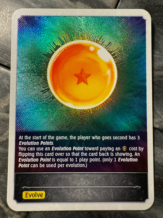 Shadowverse : Full Art Textured Holographic One Star Dragon Ball Evolve Point Token