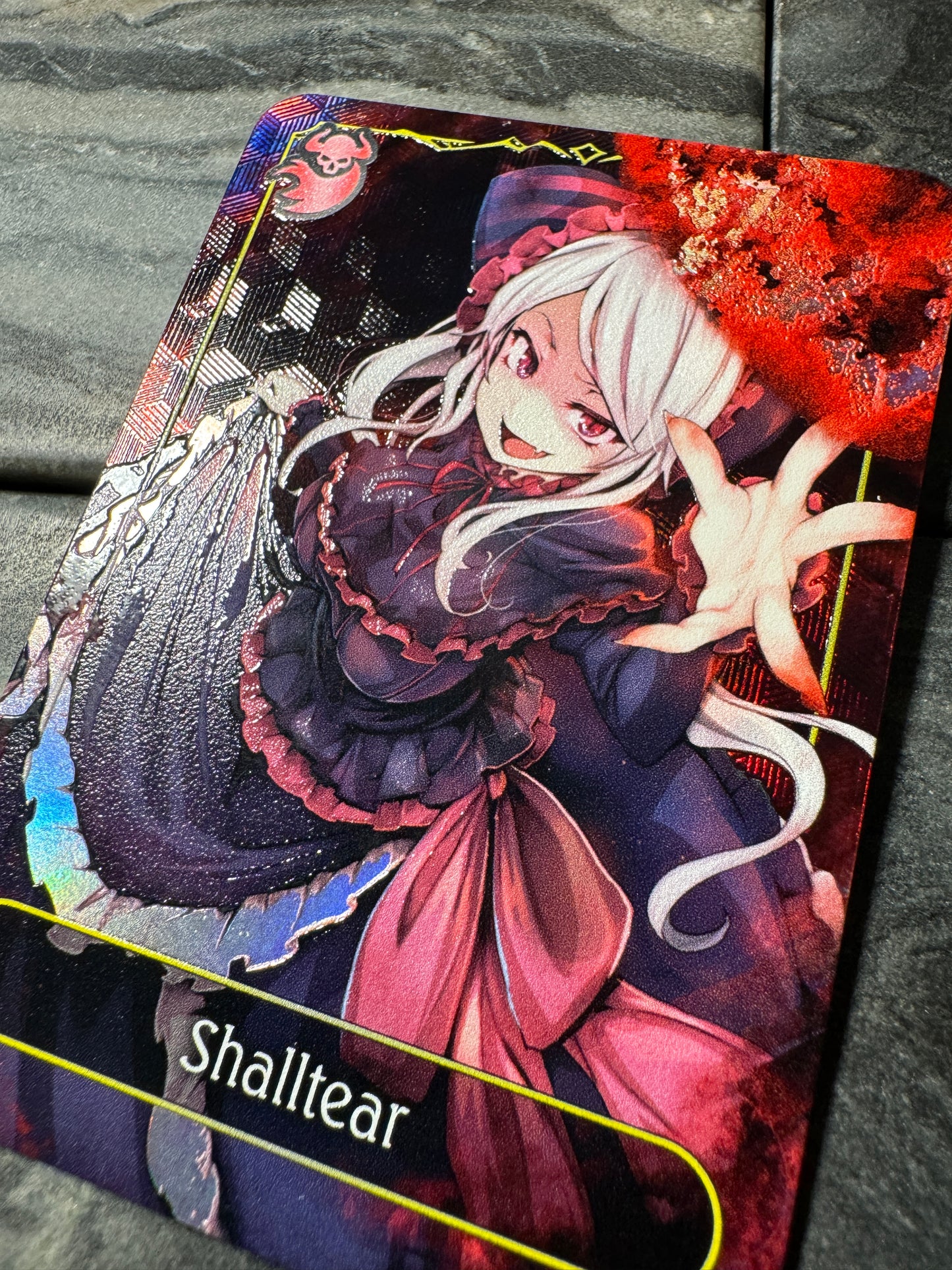 Shadowverse Full Art Textured Holographic Abysscraft Shalltear Leader Card