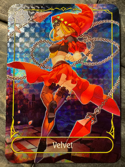 Shadowverse Full Art Textured Holographic Odin Sphere Runecraft Velvet Leader Card