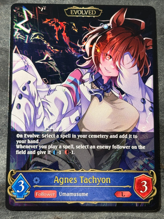 Agnes Tachyon Evolved alternate art proxy