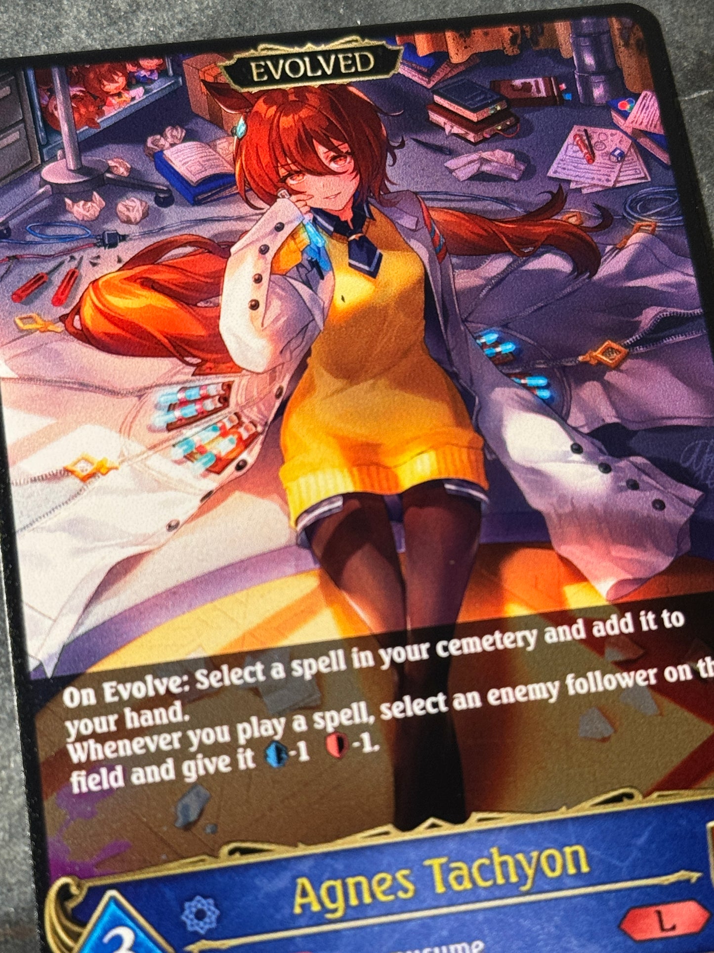 Agnes Tachyon Evolved alternate art proxy