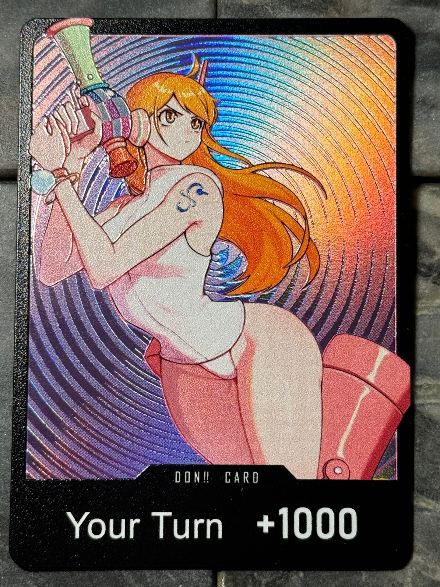 Textured Holographic Egg Head Nami DON!! of culture