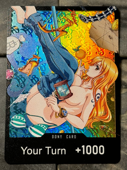 Textured Holographic Floating Nami DON!! of culture