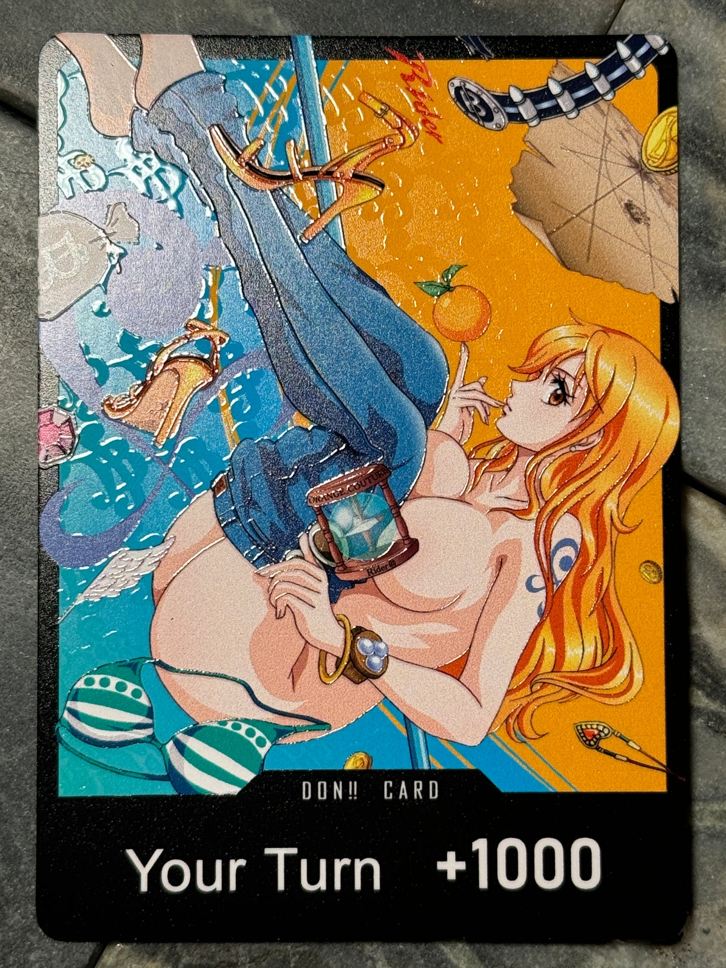 Textured Holographic Floating Nami DON!! of culture