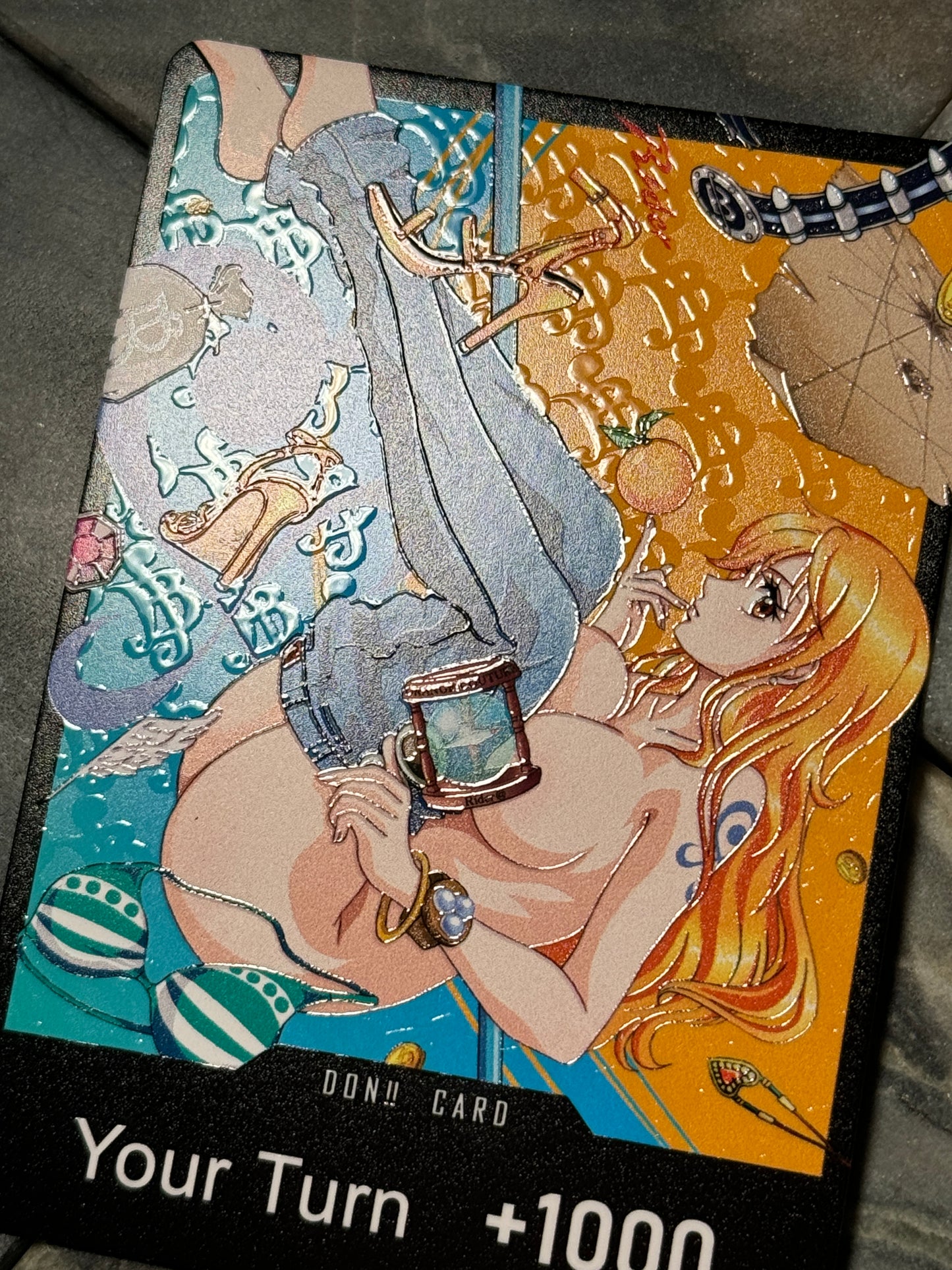 Textured Holographic Floating Nami DON!! of culture