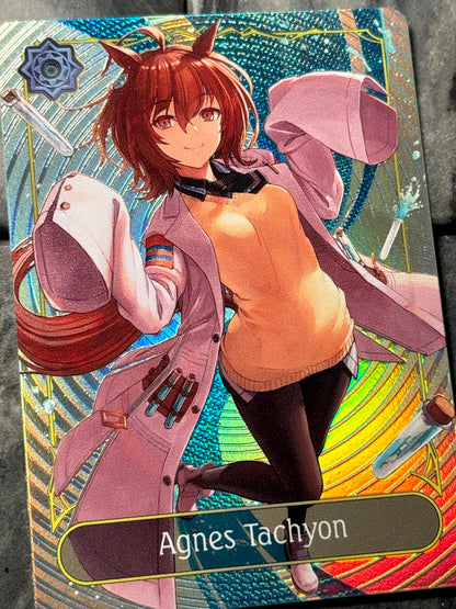 Shadowverse Full Art Textured Holographic Runecraft Agnes Tachyon Leader Card