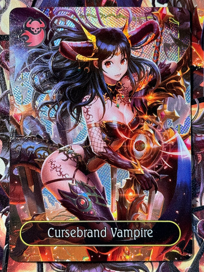 Shadowverse Cursebrand Vampire Leader and sleeve Bundle