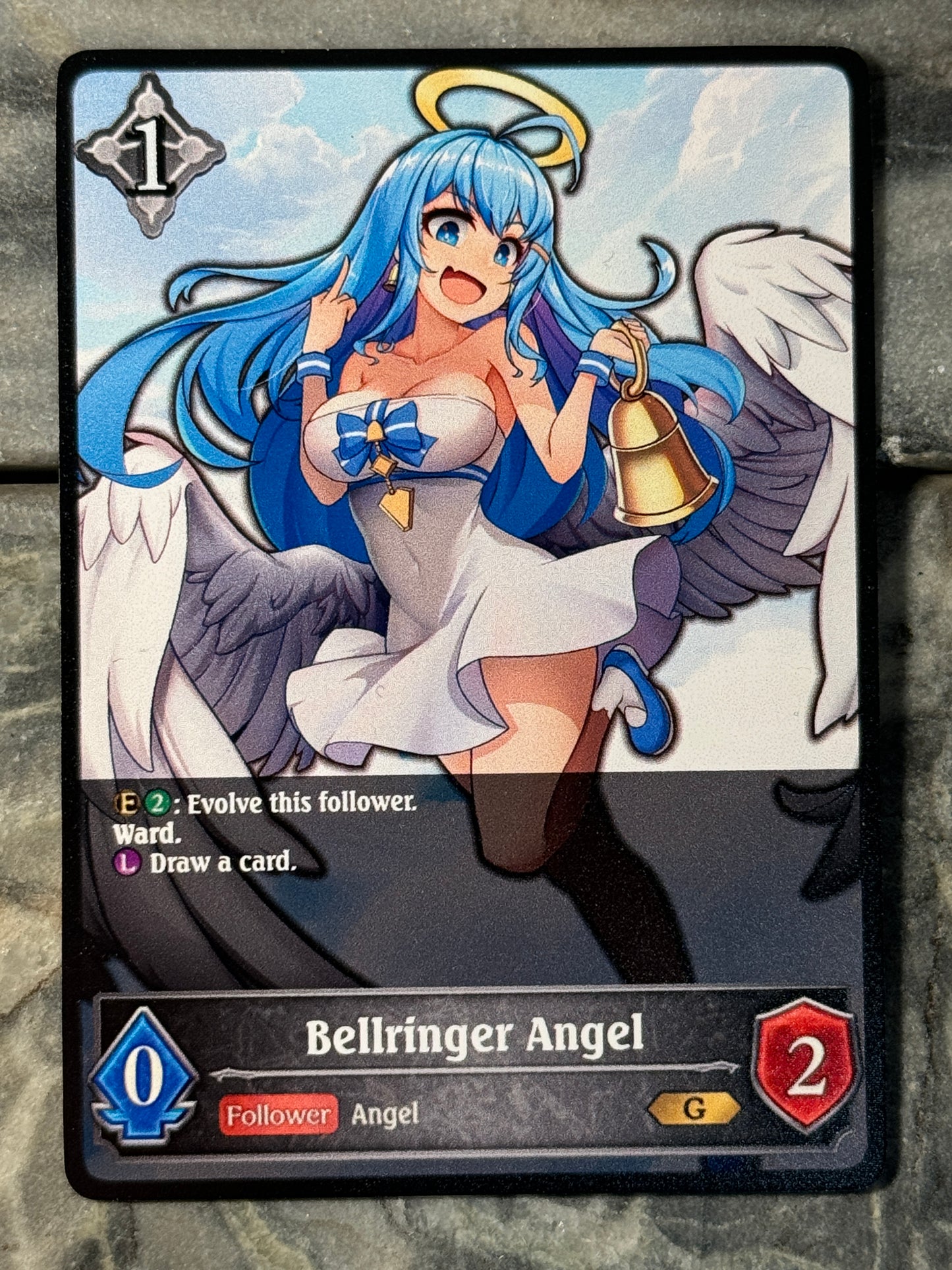 Bellringer Angel Flip Off alternate art proxy