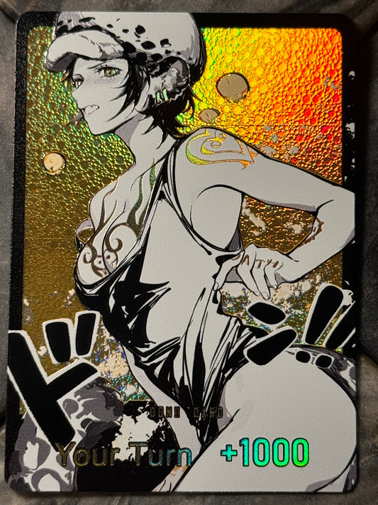 Textured Holographic Female Law DON!! of culture