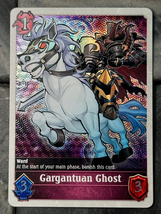 Shadowverse : Custom Textured Holographic Ghostrick Gargantuan Ghost Token