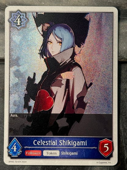 Shadowverse : Custom Textured Holographic Konan Celestial Shinigami Token