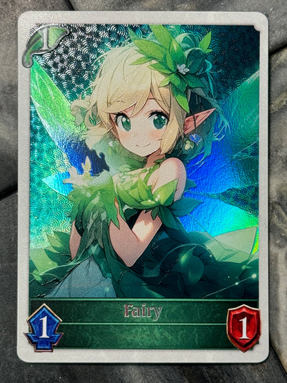 Shadowverse : Full Art Textured Holographic Fairy Token