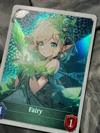 Shadowverse : Full Art Textured Holographic Fairy Token