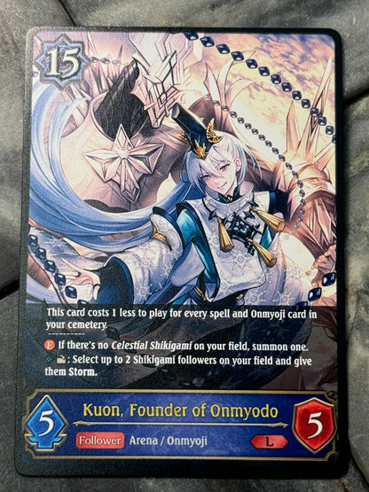 Kuon, Founder of Onmyodo alternate art proxy